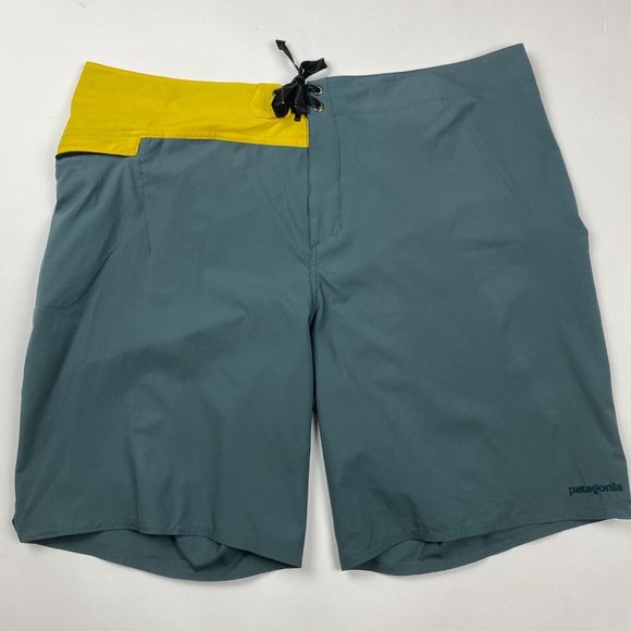 Patagonia Hydro Series Board Shorts Mens 40 Hydro Planing Swim Trunks - Picture 1 of 13